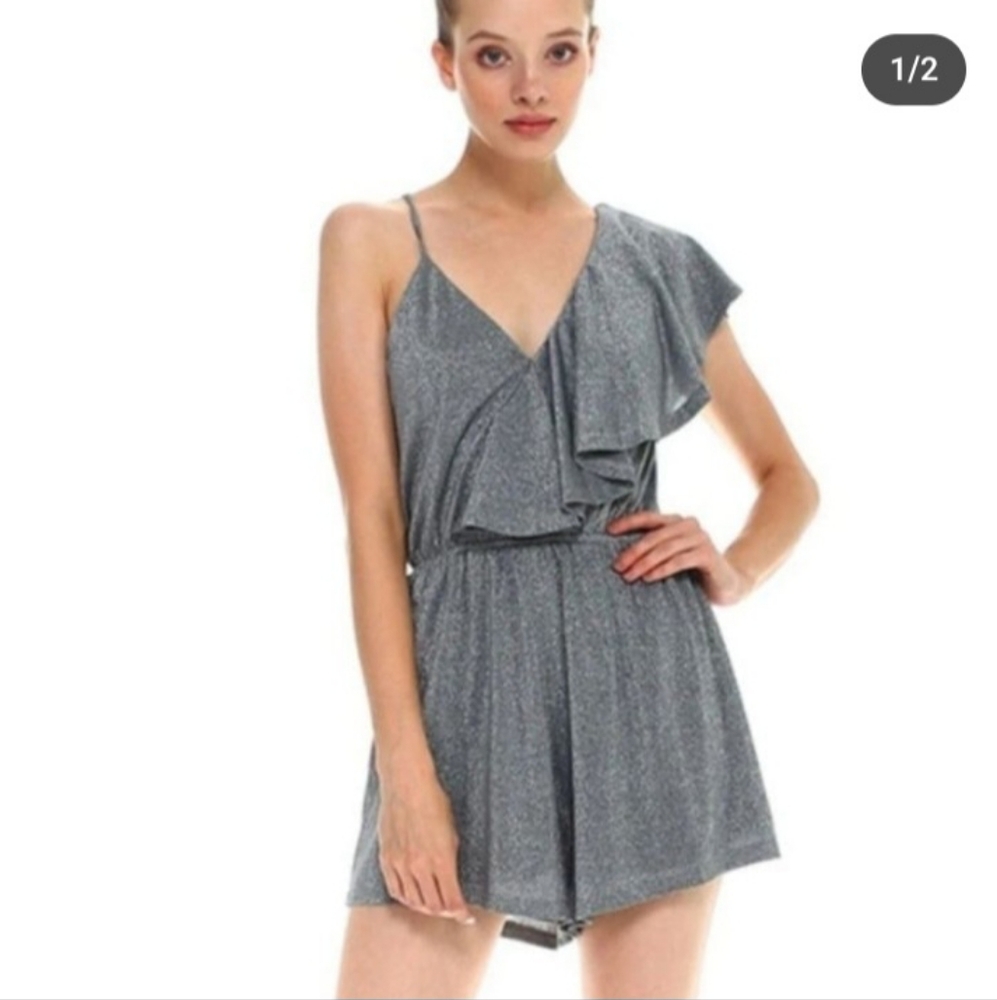 Cute Asymmetric Romper